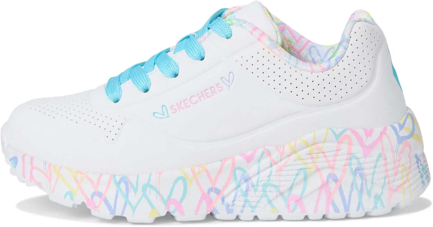 Skechers Women's Uno Lite-Lovely Luv 314976l (Little Big Kid) Sneaker