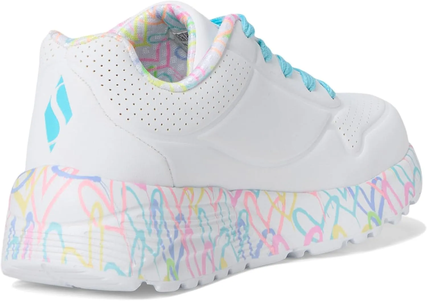Skechers Women's Uno Lite-Lovely Luv 314976l (Little Big Kid) Sneaker