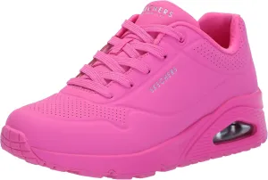 Skechers Women's Uno-Stand on Air Sneaker, Hot Pink, 11