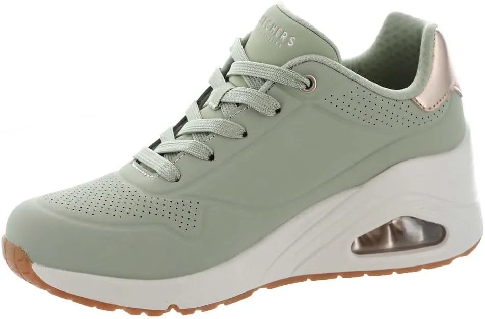 Skechers Women's Uno Wedge-Hi Steps Sneaker