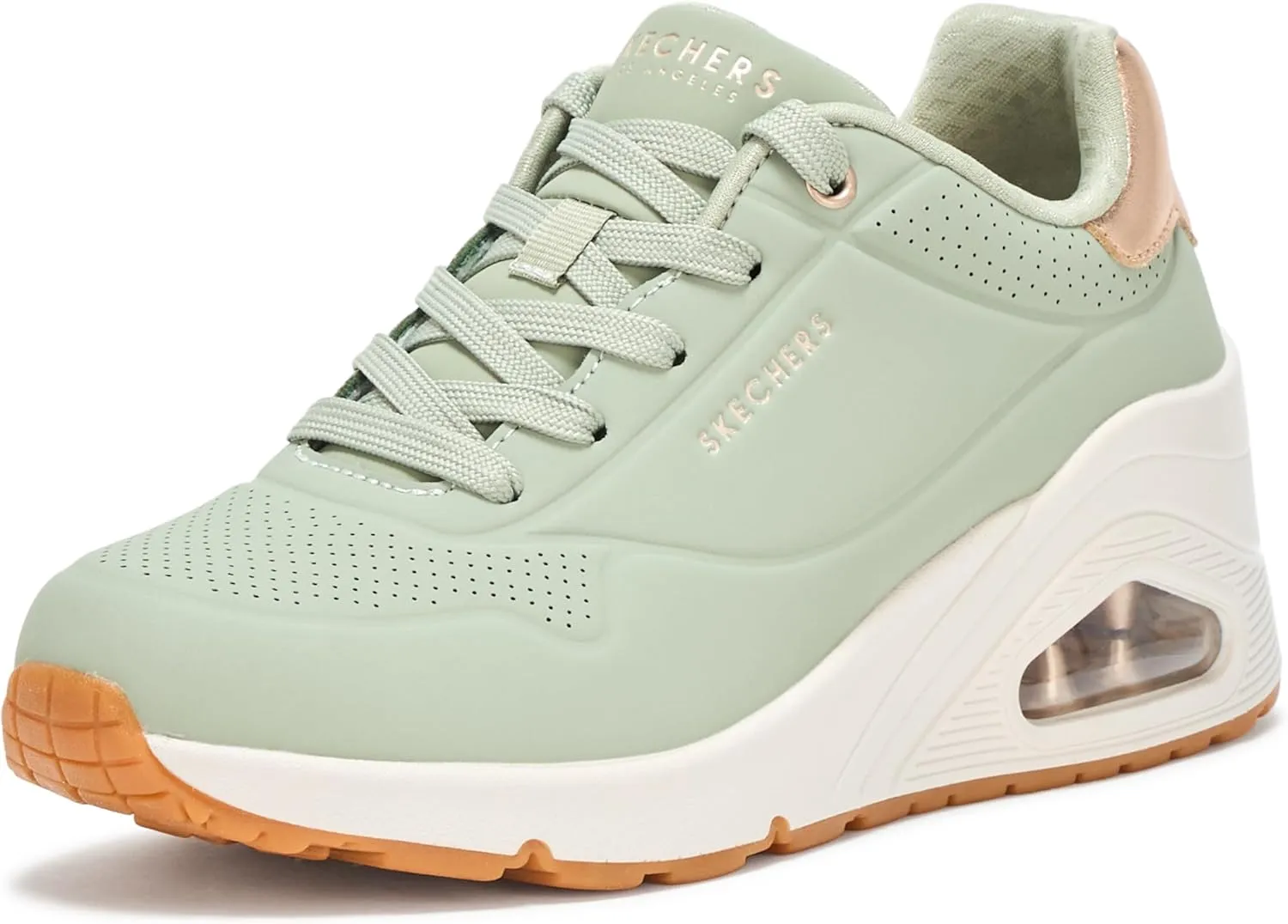 Skechers Women's Uno Wedge-Hi Steps Sneaker