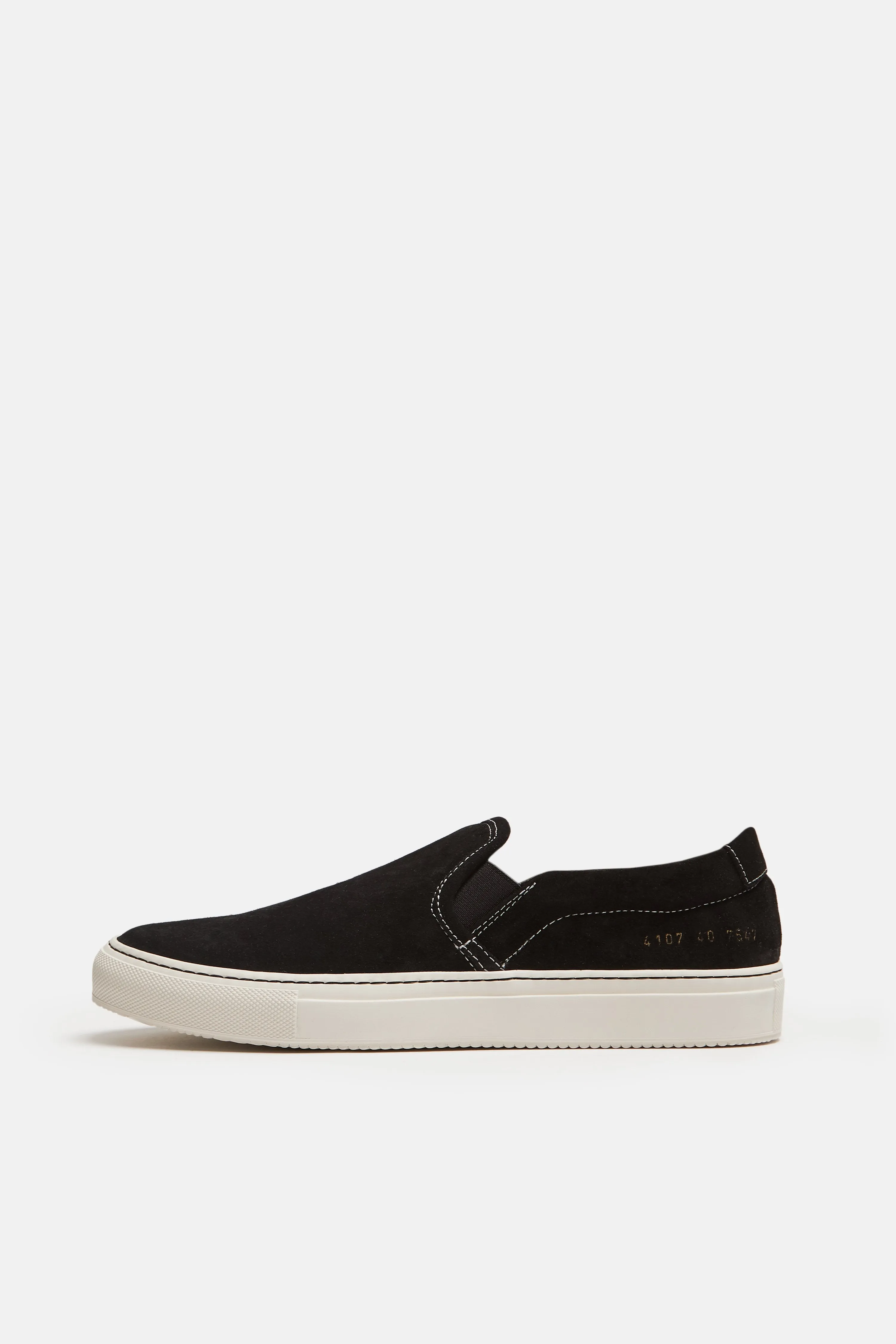 Slip On In Suede - Black