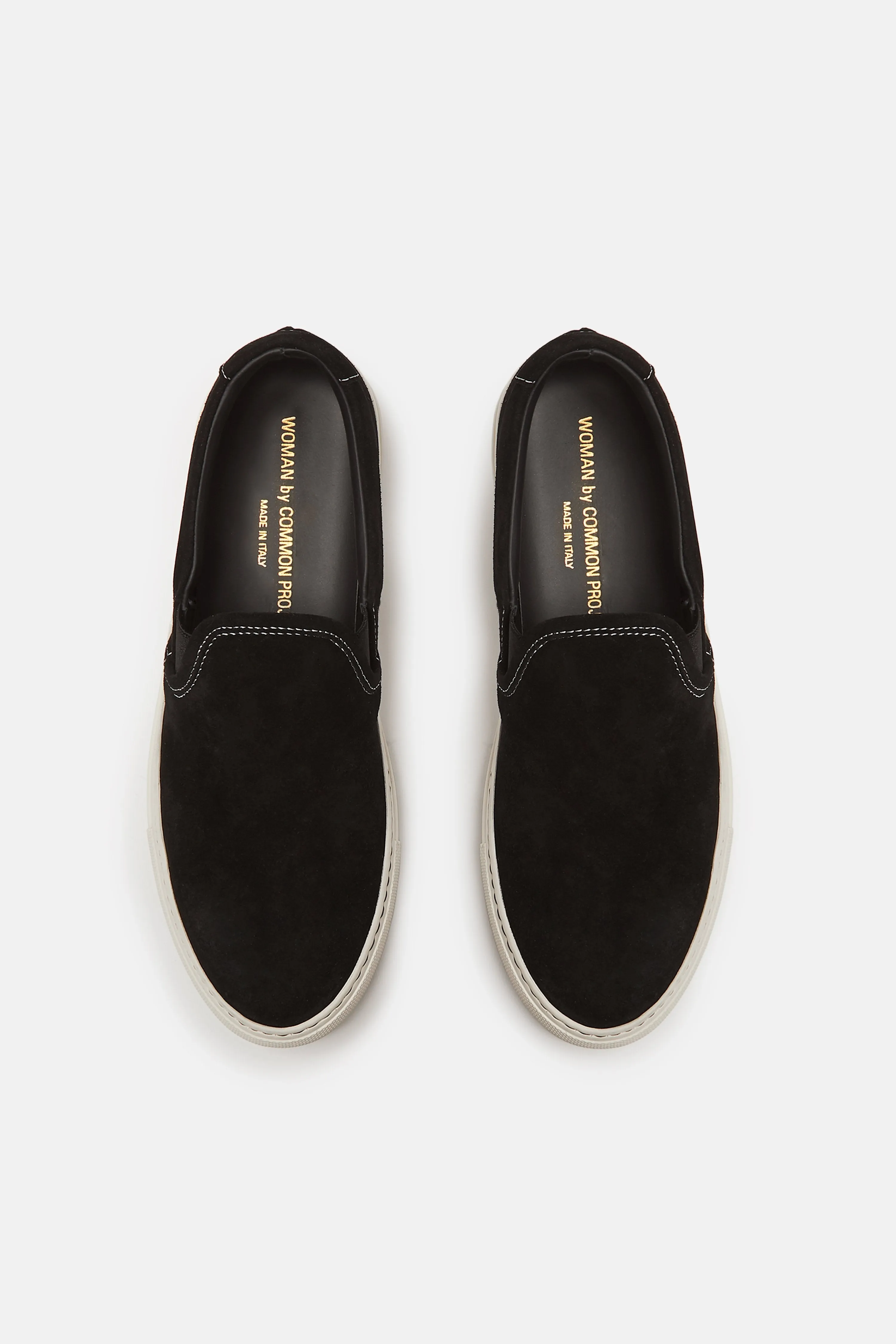 Slip On In Suede - Black