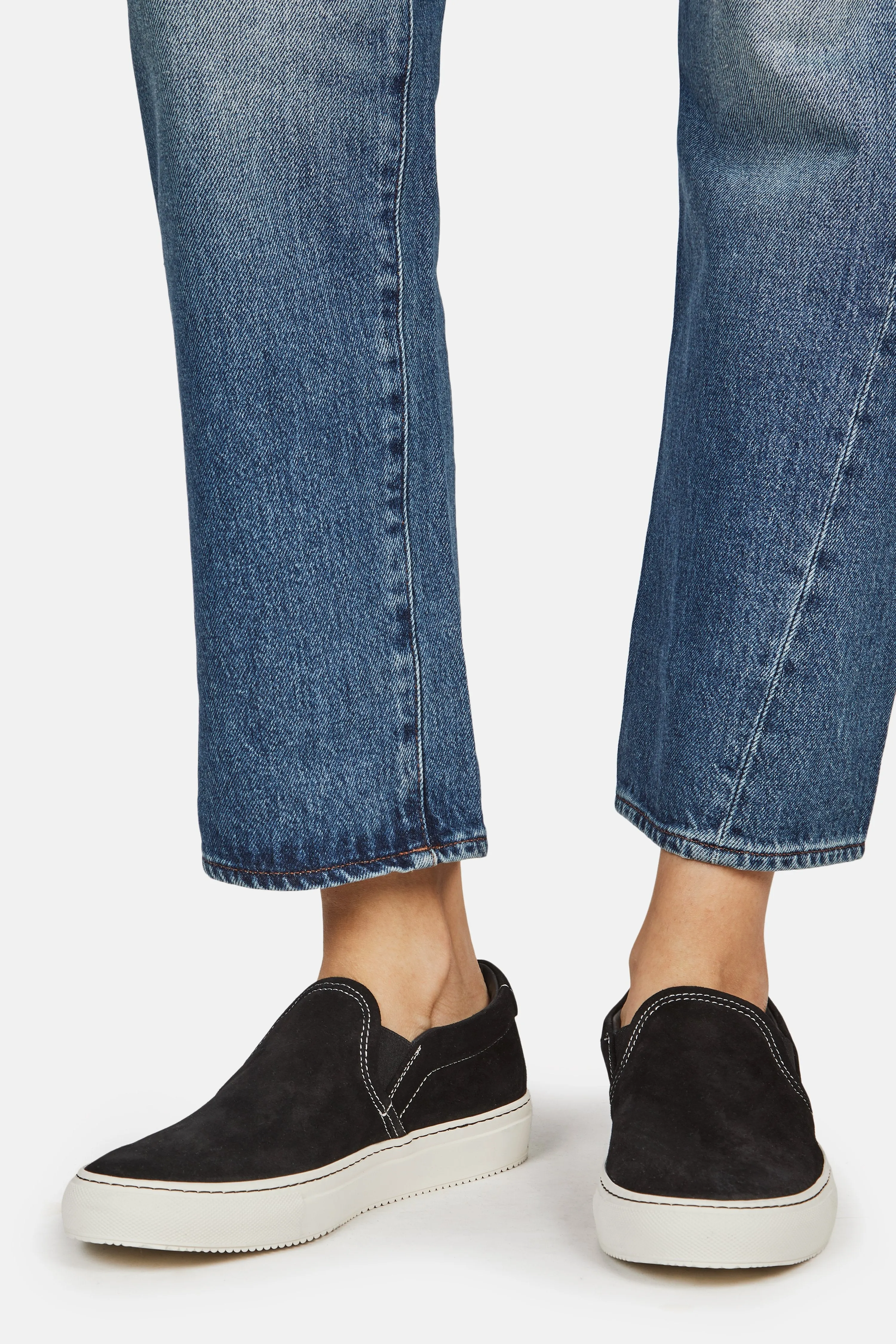 Slip On In Suede - Black