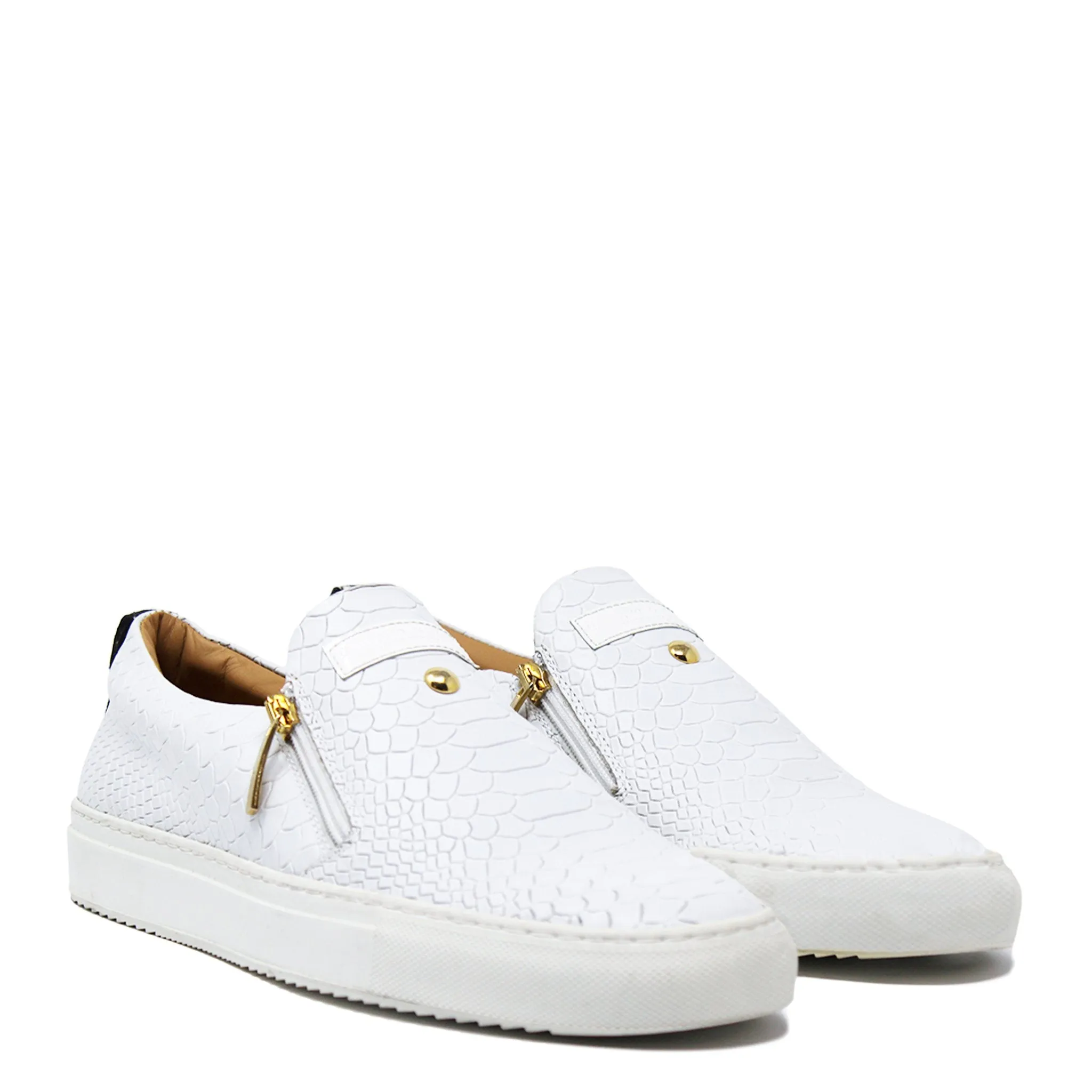 Slip-on White | Grey | Python
