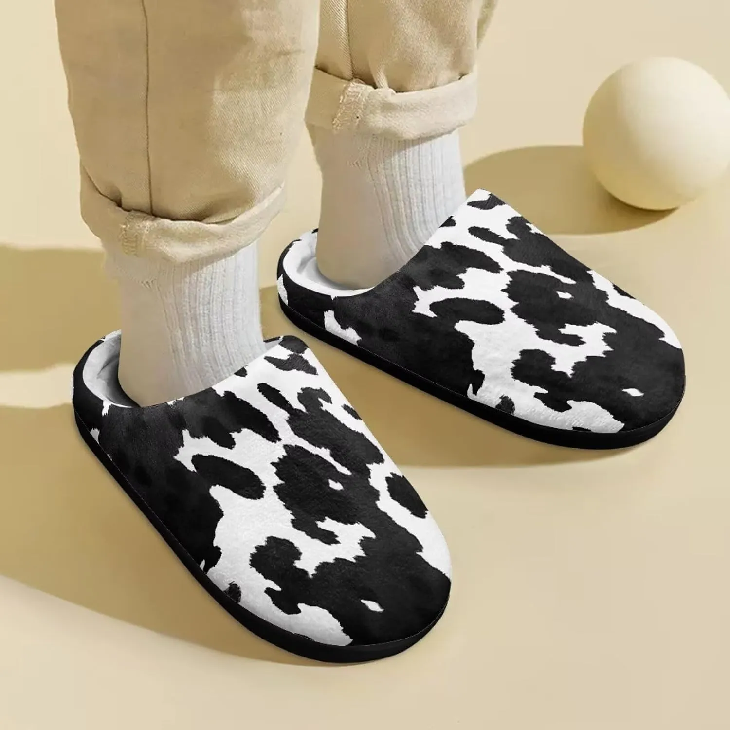 Slippers for Girls Kids Boys Size 9-15 Winter Cotton Slipper Indoor Fuzzy Slippers