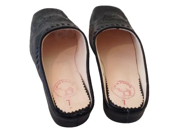 slippers,babouche for house slippers for women,women's slippers, shoes slippers with à heel,women slippers,house slippers leather slipper,house shoeshouse,handmade shoes for women (8 US, Black)