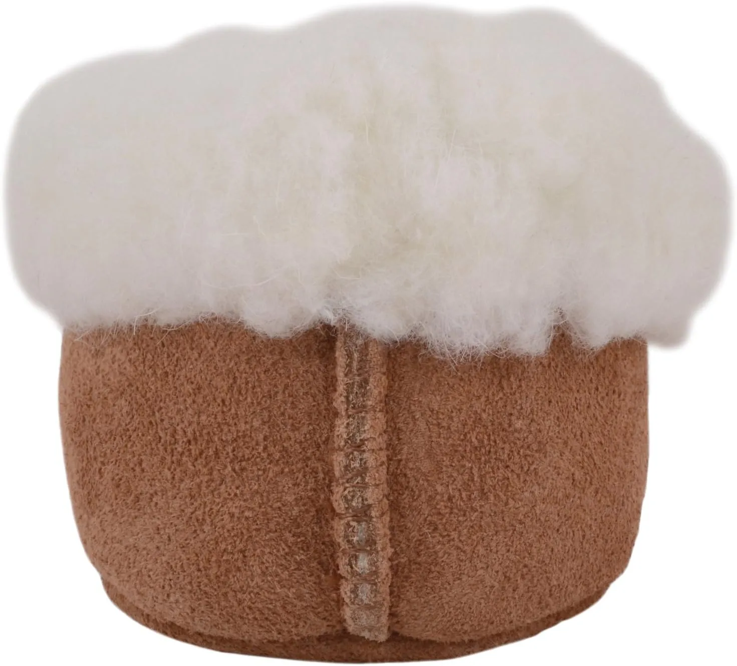 SNUGRUGS Womens Luxury Lambswool Suede Low-Top Slipper with Wool Cuff and Suede Sole