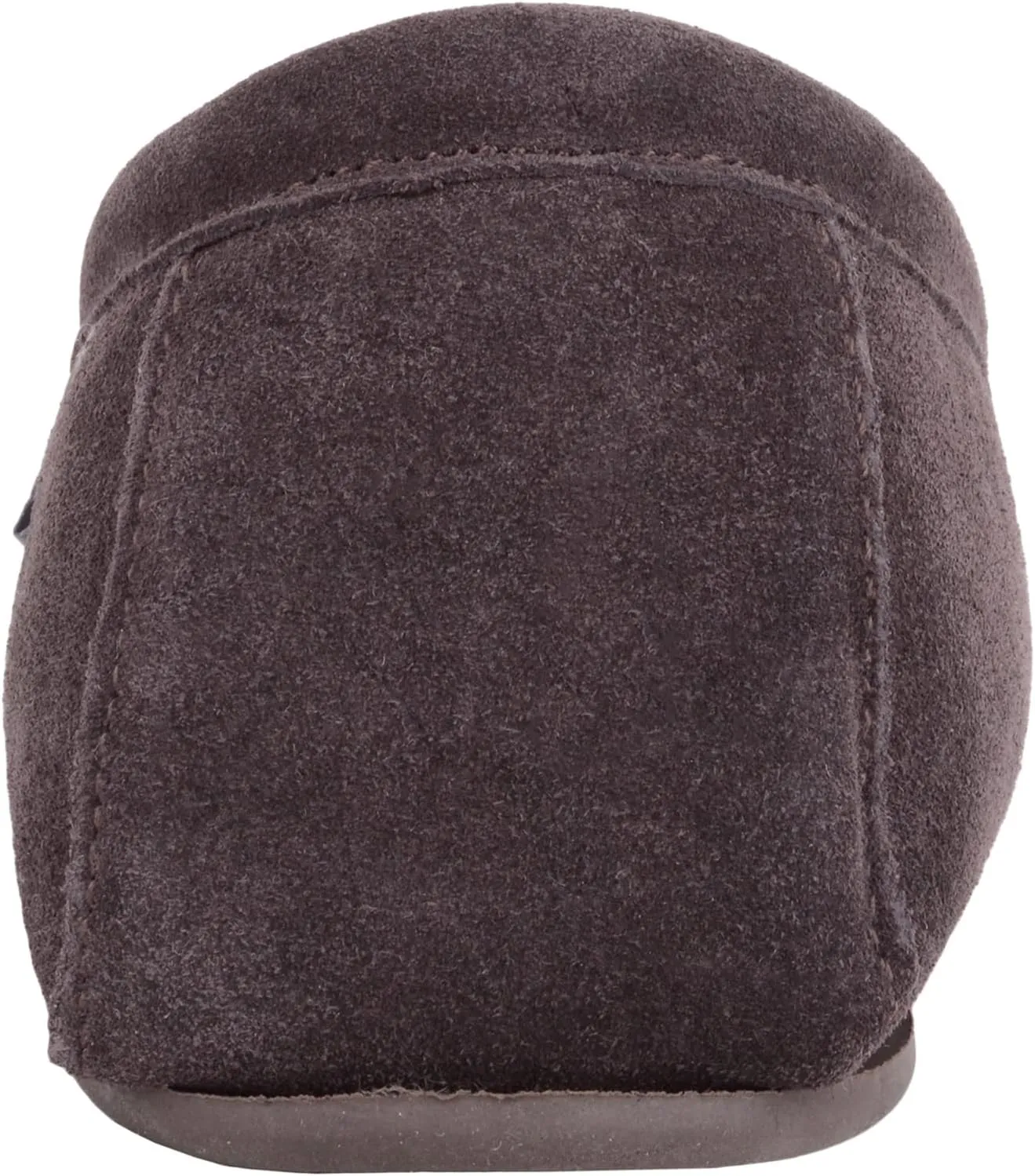 SNUGRUGS Womens Luxury Lambswool Suede Moccasin/Slipper with Rubber Sole