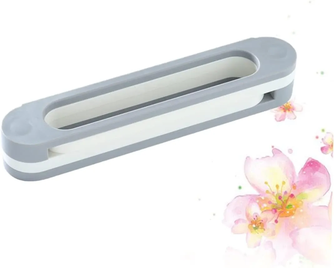 Space-Saving Wall-Mounted Slipper Rack 3-in-1 Foldable Shelf Easy Install Adhesive Hooks Keep Your Bathroom Tidy (Grey)