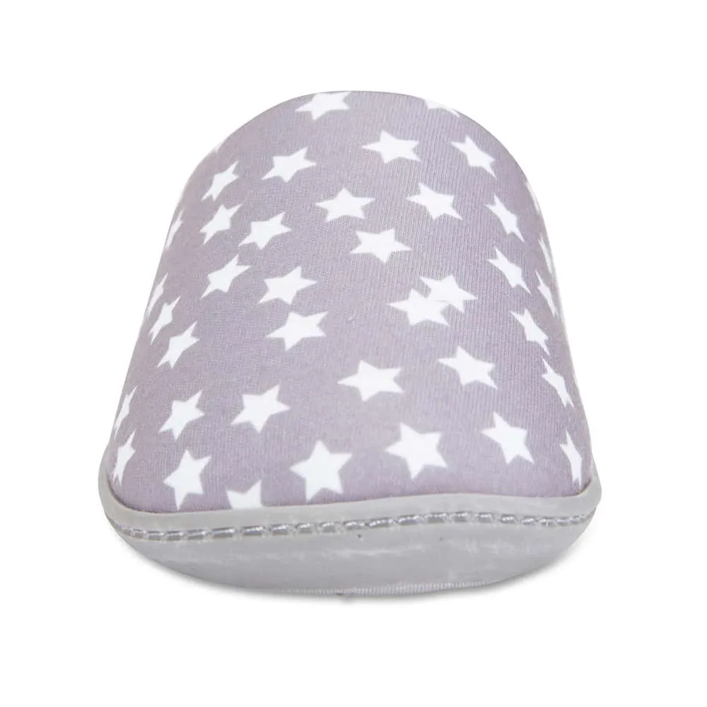 Space Slipper in Grey Fabric