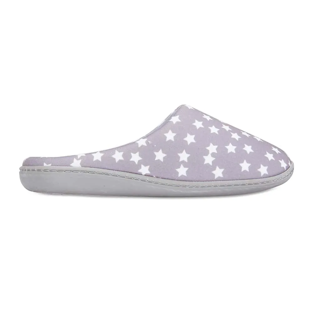 Space Slipper in Grey Fabric