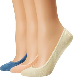 Sperry Women's Microfiber No Show Socks-3 Pair Pack-Lightweight Casual Micro Liners