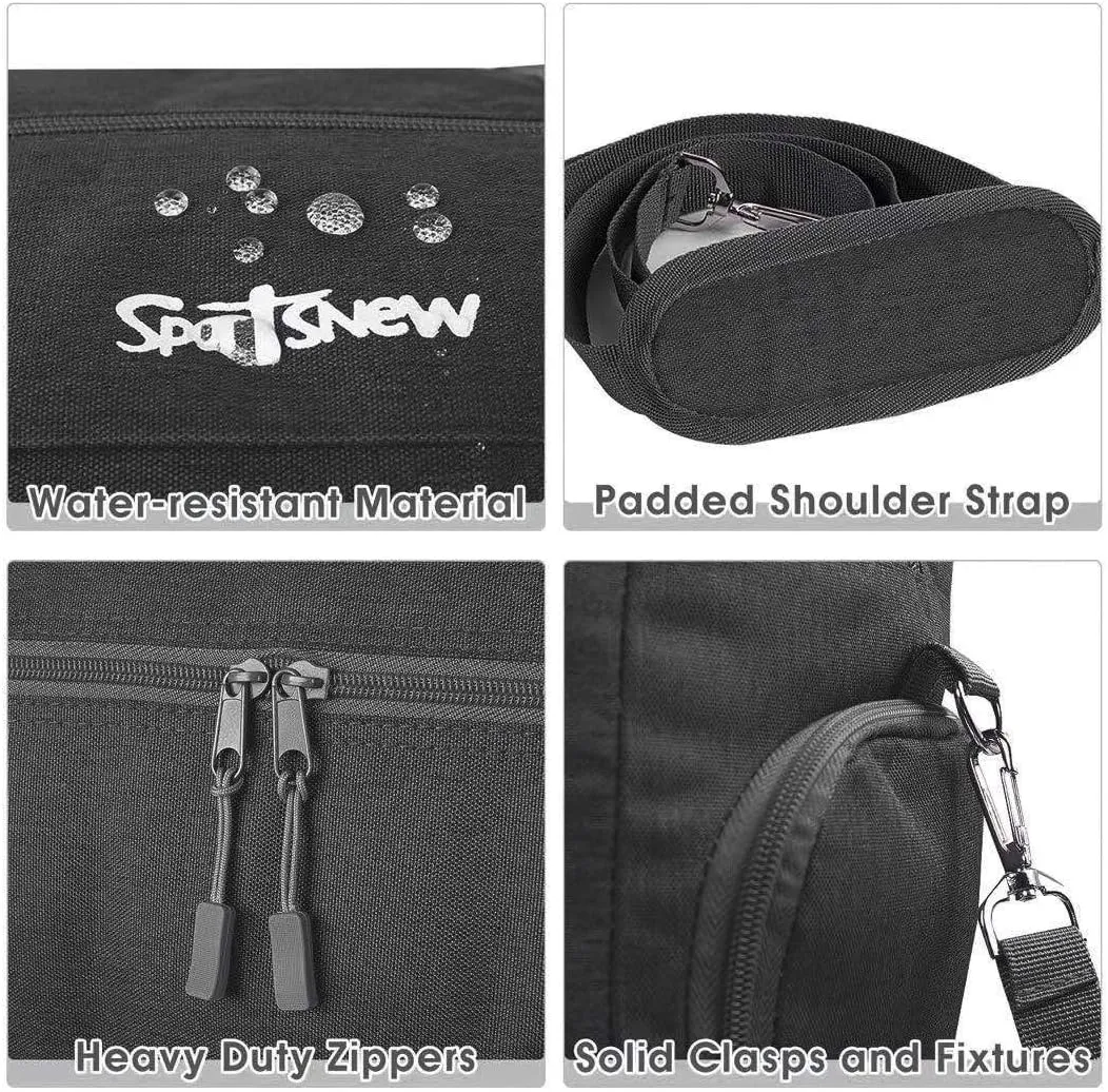 sportsnew Sports Gym Bag with Shoes Compartment and Wet Pocket, Travel Duffel for Men and Women, 38L Workout Weekender Overnight Bag Lightweight