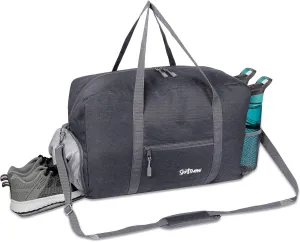 sportsnew Sports Gym Bag with Shoes Compartment and Wet Pocket, Travel Duffel for Men and Women, 38L Workout Weekender Overnight Bag Lightweight