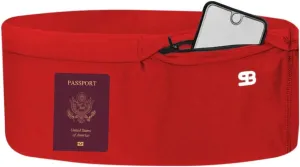 StashBandz Running Belt for Women & Men – Money Belt with 4 Large Secure Pockets (1 Zippered) | Fanny Pack & Phone Holder for Running, Travel, Hiking, and Workouts