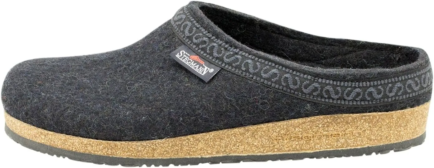 Stegmann Men's Wool Felt Clog with Cork Sole