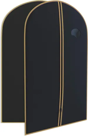 Suit Garment Travel Bags -Lightweight -40" x 24" -Men's Collection by Your Bags (Black With Gold Trim)