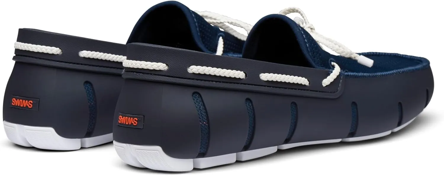 SWIMS Mens Loafers, Braided Lace Casual Slip-Ons Shoes, Fashion Shoe for Beach