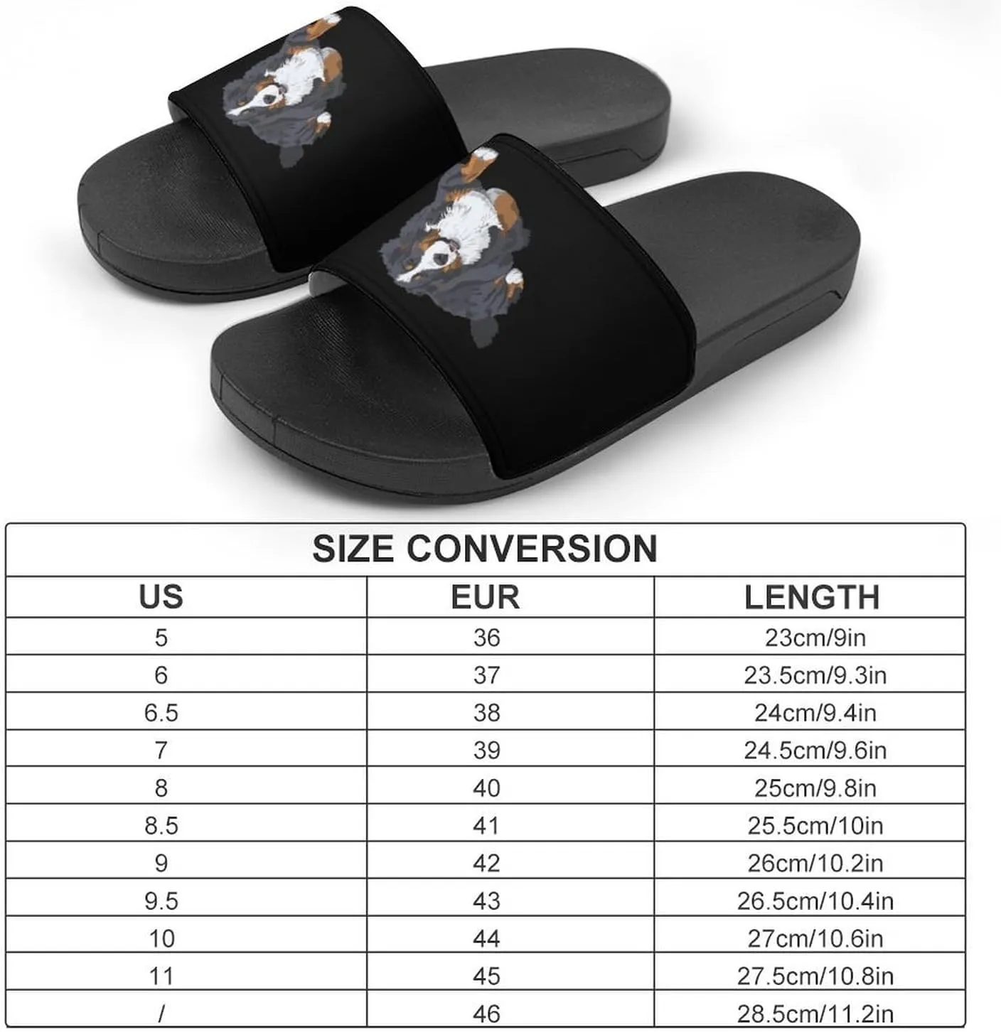 Swiss Bernese Mountain Dog House Slippers for Women Men Shower Slides Bathroom Sandals