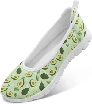 SYtrade Loafers for Women Breathable Slip On Walking Shoes White Sole
