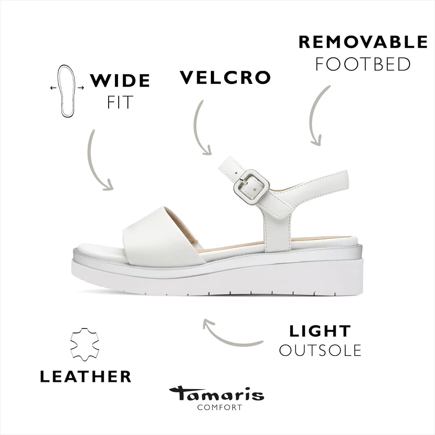 Tamaris Comfort Women's Wedge Sandal
