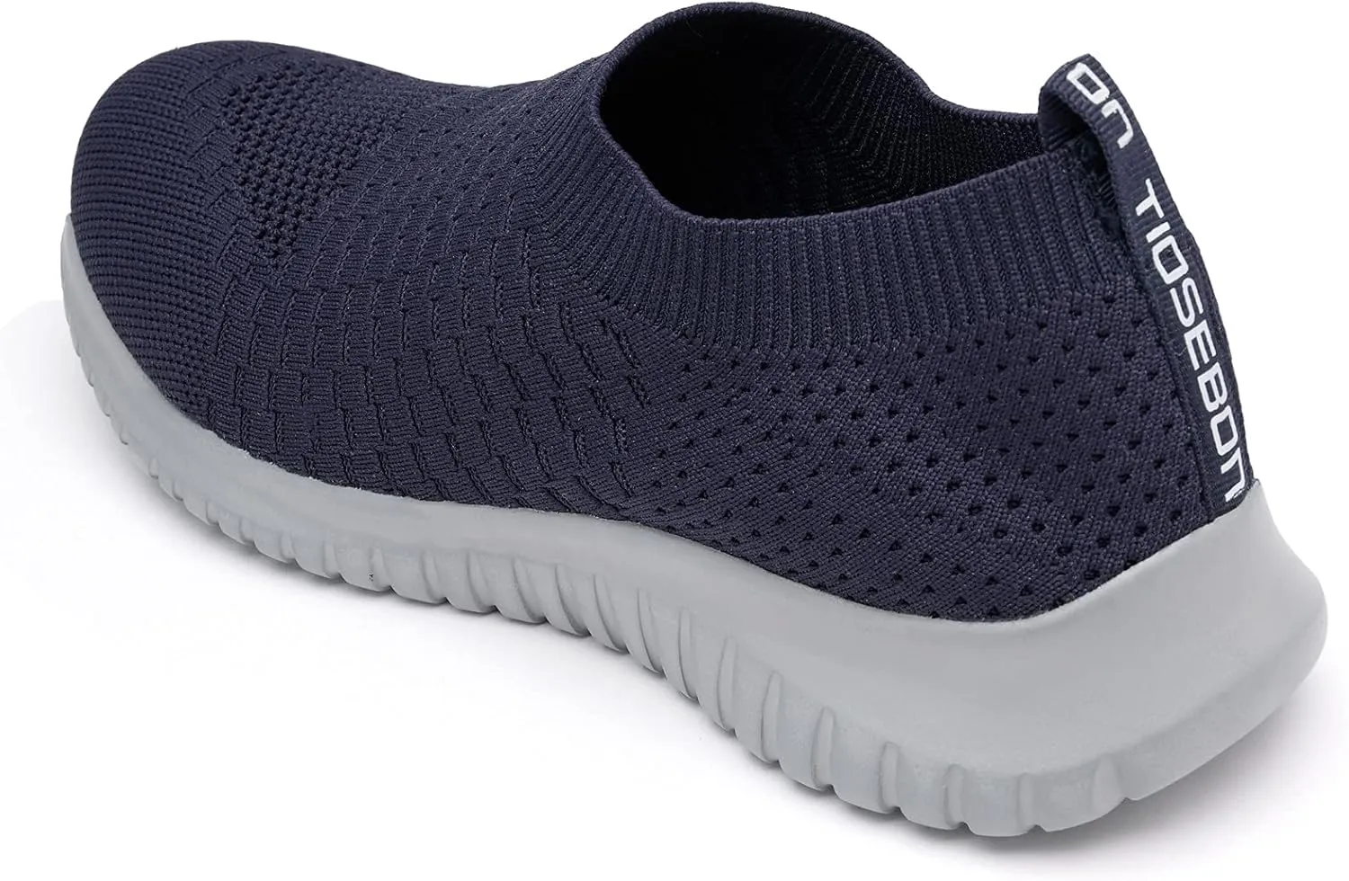 TIOSEBON Men's Slip On Walking Shoes Knit Mesh Tennis Sneaker