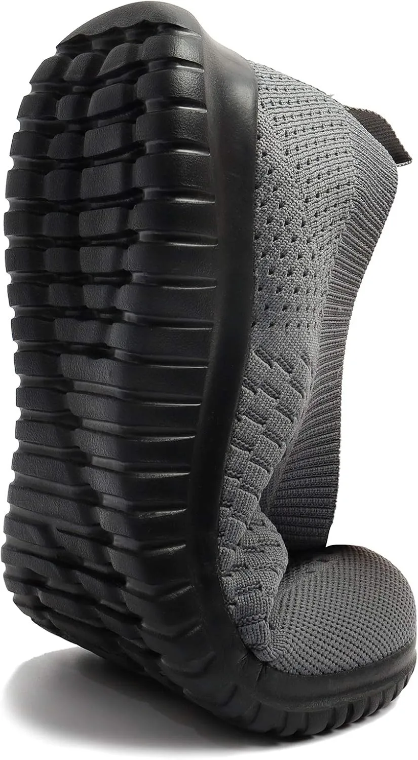 TIOSEBON Men's Slip On Walking Shoes Knit Mesh Tennis Sneaker
