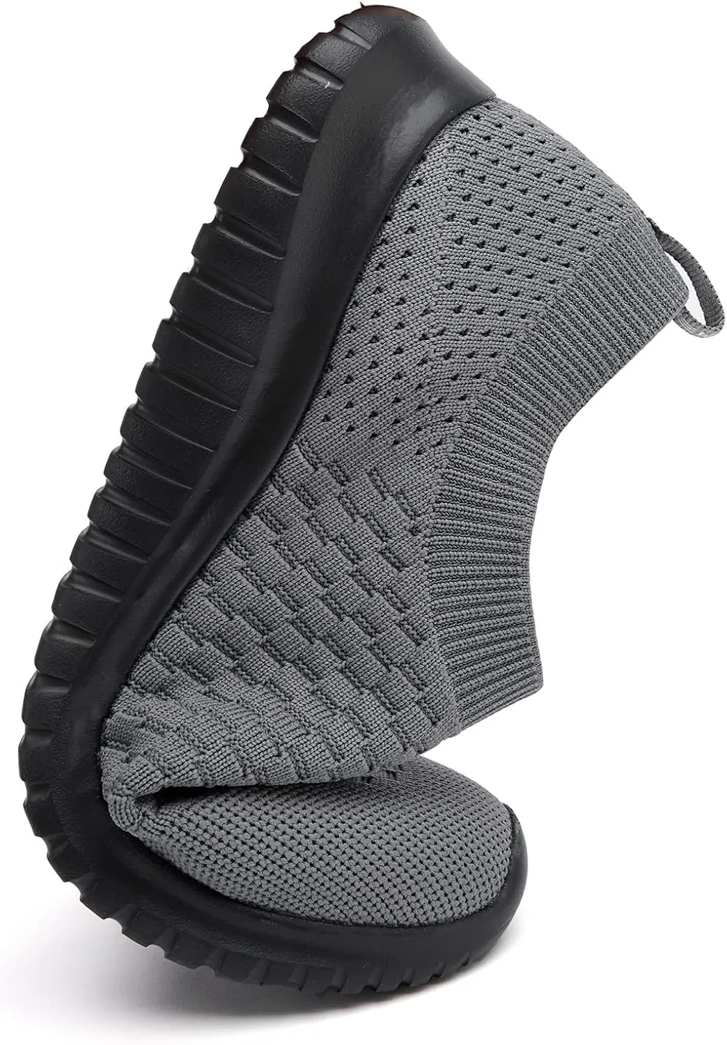 TIOSEBON Men's Slip On Walking Shoes Knit Mesh Tennis Sneaker