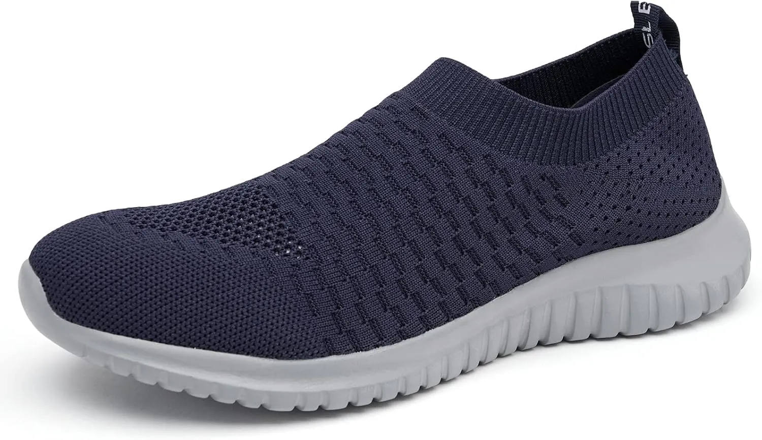 TIOSEBON Men's Slip On Walking Shoes Knit Mesh Tennis Sneaker