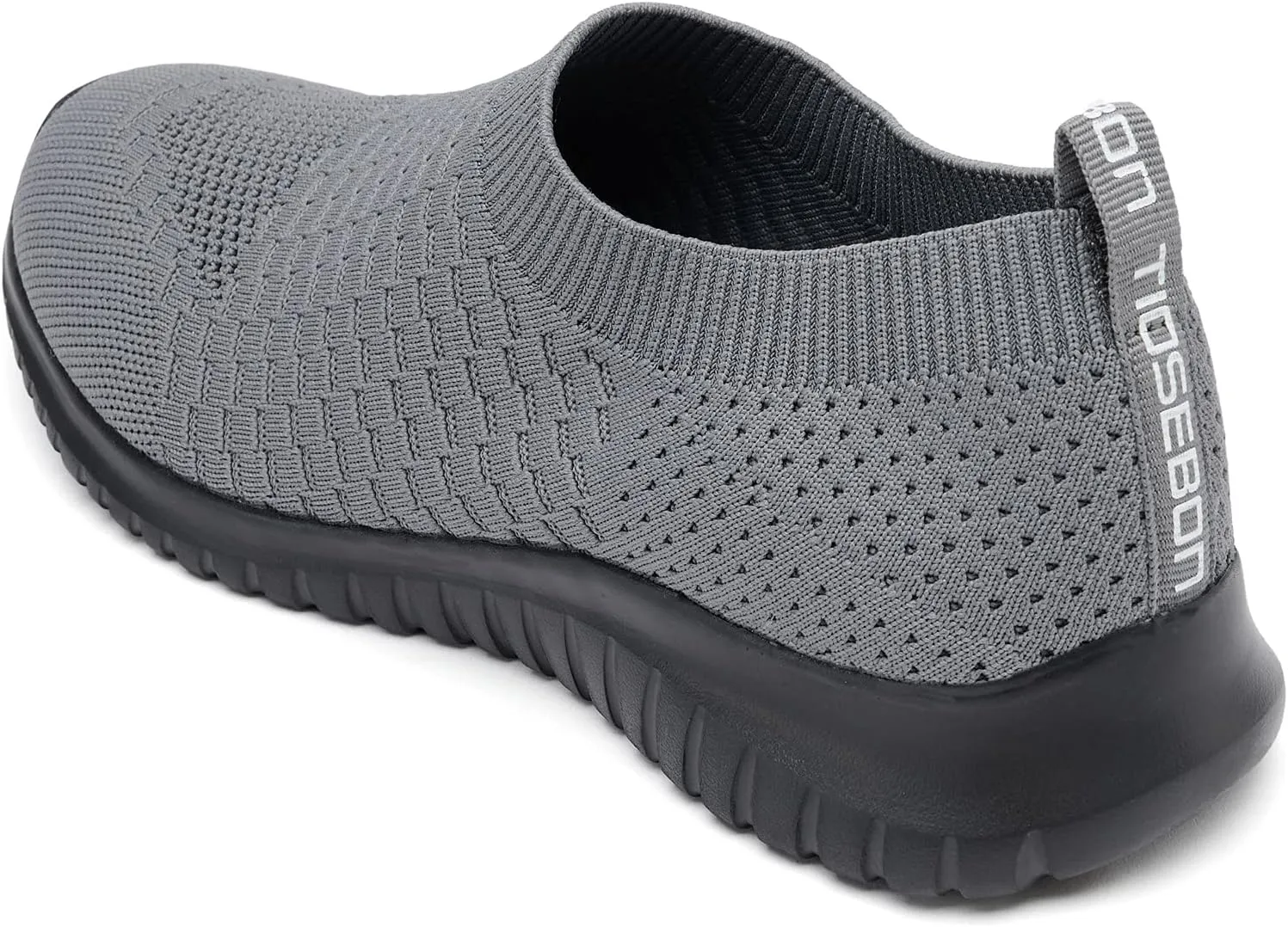 TIOSEBON Men's Slip On Walking Shoes Knit Mesh Tennis Sneaker