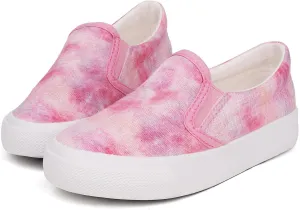 Toandon Toddler Kids Girls Sparkle Slip On Walking Shoes Age 2-10