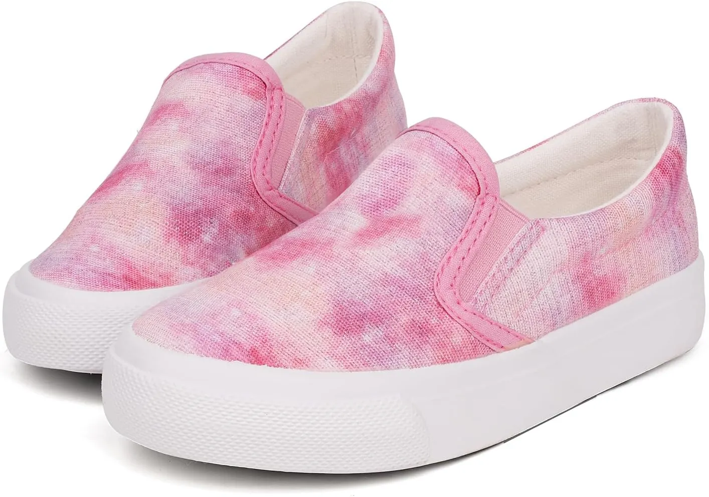 Toandon Toddler Kids Girls Sparkle Slip On Walking Shoes Age 2-10