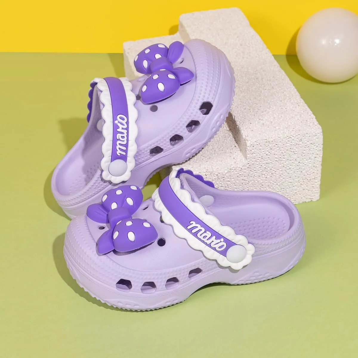 Toddler Kids Boys Girls Cute Garden Water Clogs Slip On Sandals Slides Lightweight Slipper Outdoor Summer Swimming Pool Infant Children Beach Pool Shoes