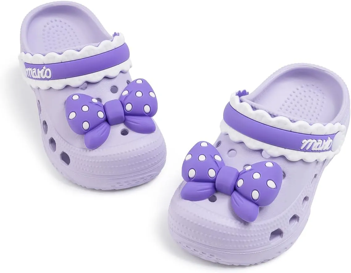 Toddler Kids Boys Girls Cute Garden Water Clogs Slip On Sandals Slides Lightweight Slipper Outdoor Summer Swimming Pool Infant Children Beach Pool Shoes