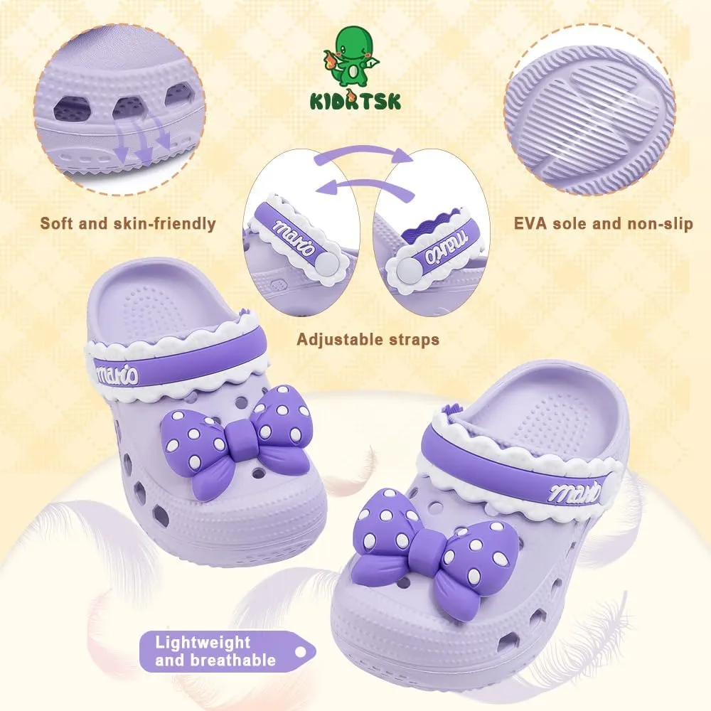 Toddler Kids Boys Girls Cute Garden Water Clogs Slip On Sandals Slides Lightweight Slipper Outdoor Summer Swimming Pool Infant Children Beach Pool Shoes