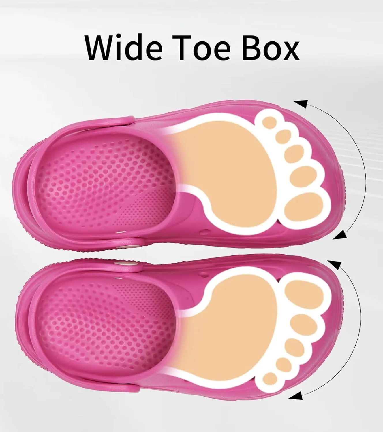 Toddler Kids Clogs for Boys Girls Comfortable Slip on Sandals Beach Pool Slipper