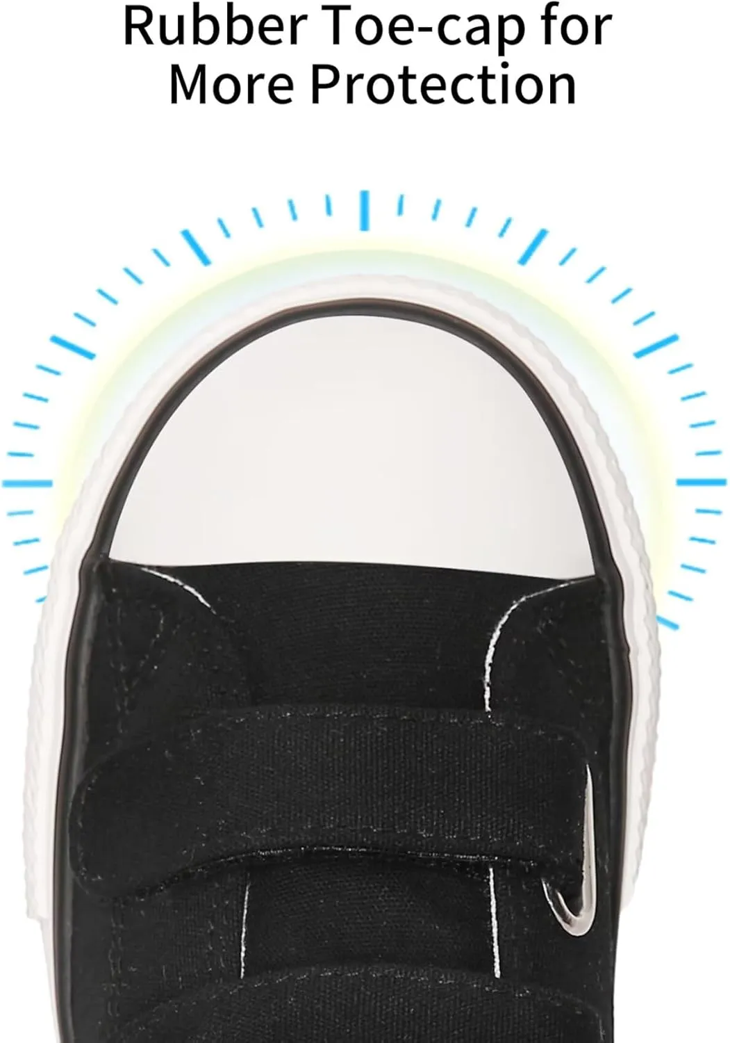 Toddler Little Kid Cushioned Canvas Shoes Slip On Sneakers Soft and Durable