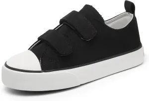Toddler Little Kid Cushioned Canvas Shoes Slip On Sneakers Soft and Durable