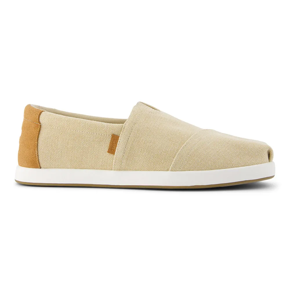 Toms Men Alp Fwd Herringbone Canvas / Tan Suede
