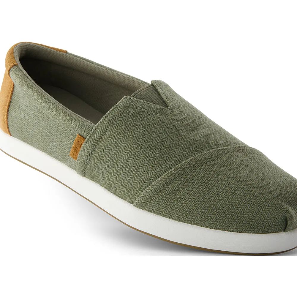 Toms Men Alp Fwd Herringbone Canvas / Tan Suede