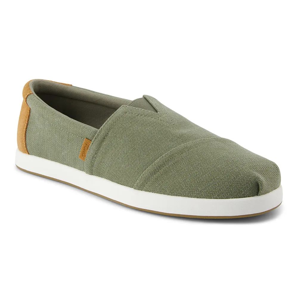 Toms Men Alp Fwd Herringbone Canvas / Tan Suede