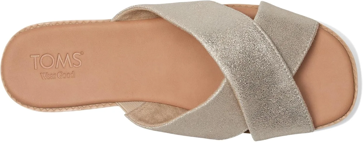 TOMS Women's Mae Crossover Flat Sandal
