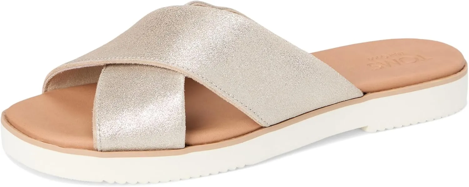 TOMS Women's Mae Crossover Flat Sandal