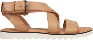 TOMS Womens Sidney Tread Snow Leopard Ankle Strap Casual Sandals Casual - Black, Off White