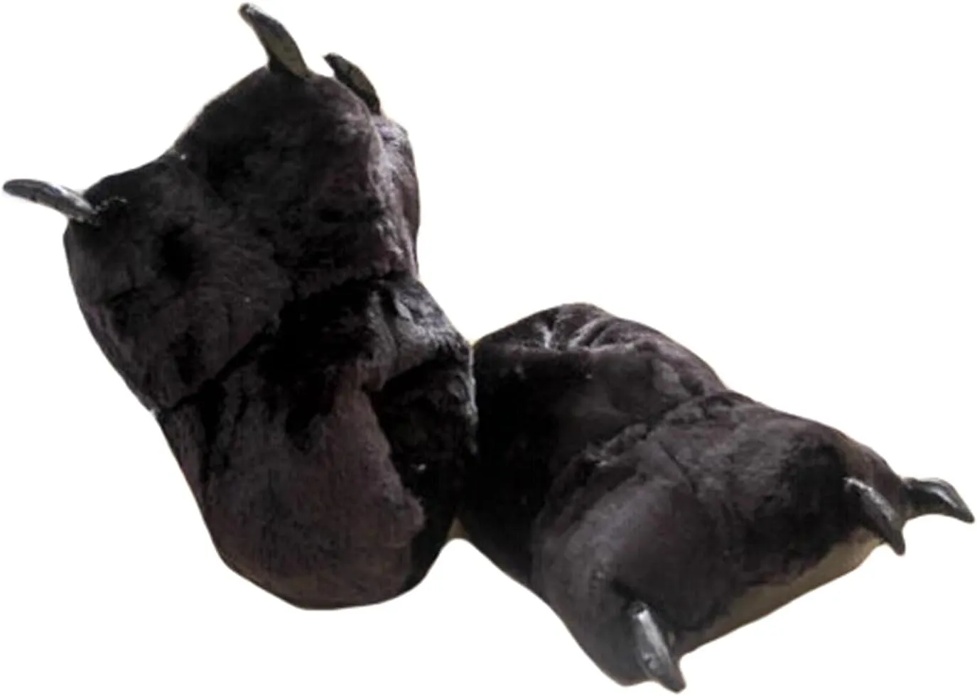 TONWHAR Animal Paw Claw Shoes Fuzzy Faux Fur Warm Novelty Costume Slippers