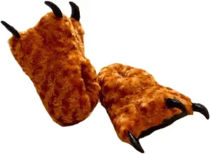TONWHAR Unisex-adult Home Slippers Cartoon Cosplay Paw Claw Shoes