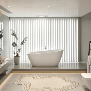 Transform Your Bathroom with a 67-inch Freestanding Slipper Bathtub, Glossy White Finish for Ultimate Relaxation