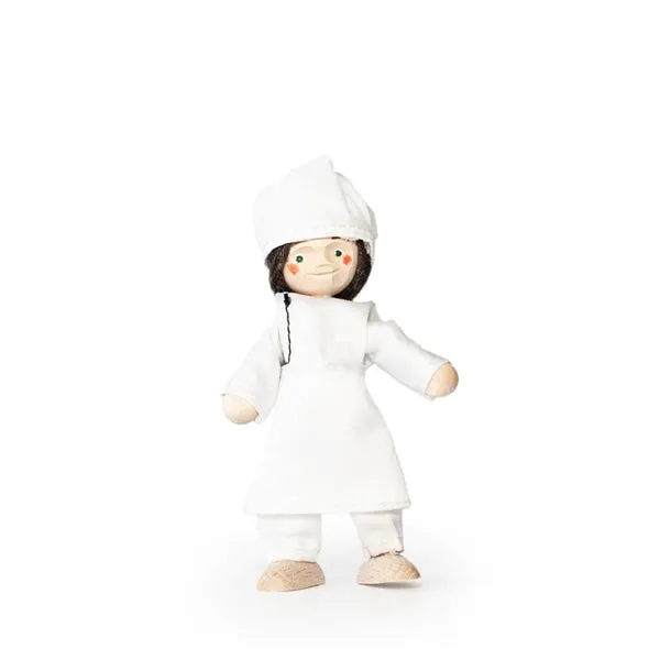 Trauffer Pilgram Flexible Wooden Doll - Job - Cook
