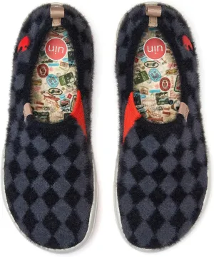 UIN Men's Art Travel Walking Shoes Slip On Casual Lightweight Wide Toe Comfort Fashion Sneaker Toledo Ⅳ Ⅷ Ⅸ Ⅻ